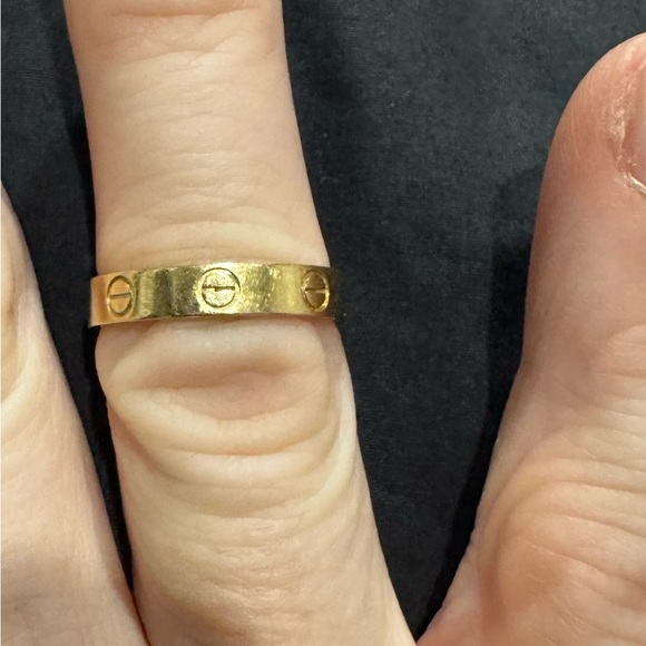 Cartier LOVE RING, SMALL MODEL no box receipt is here size 54 - Picture 8 of 8
